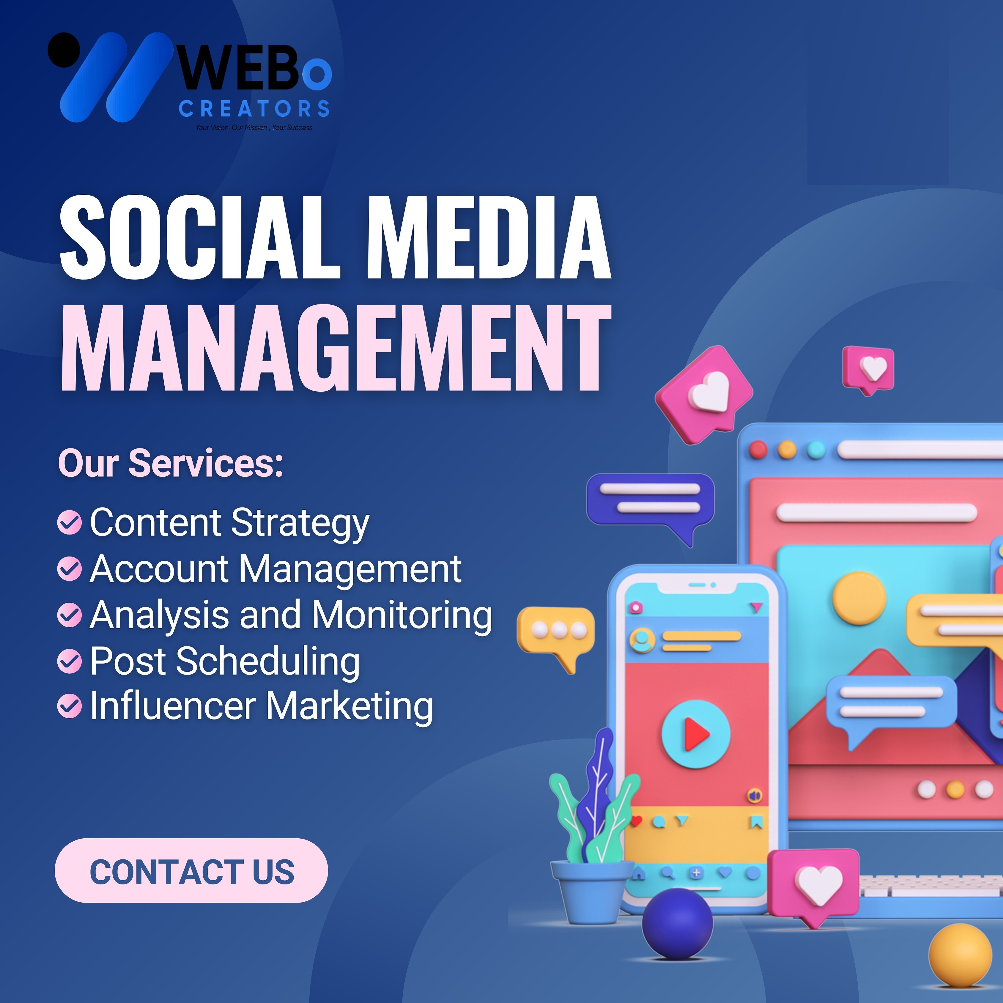 Social Media Management Services, Marketing & Optimization Company in Manama