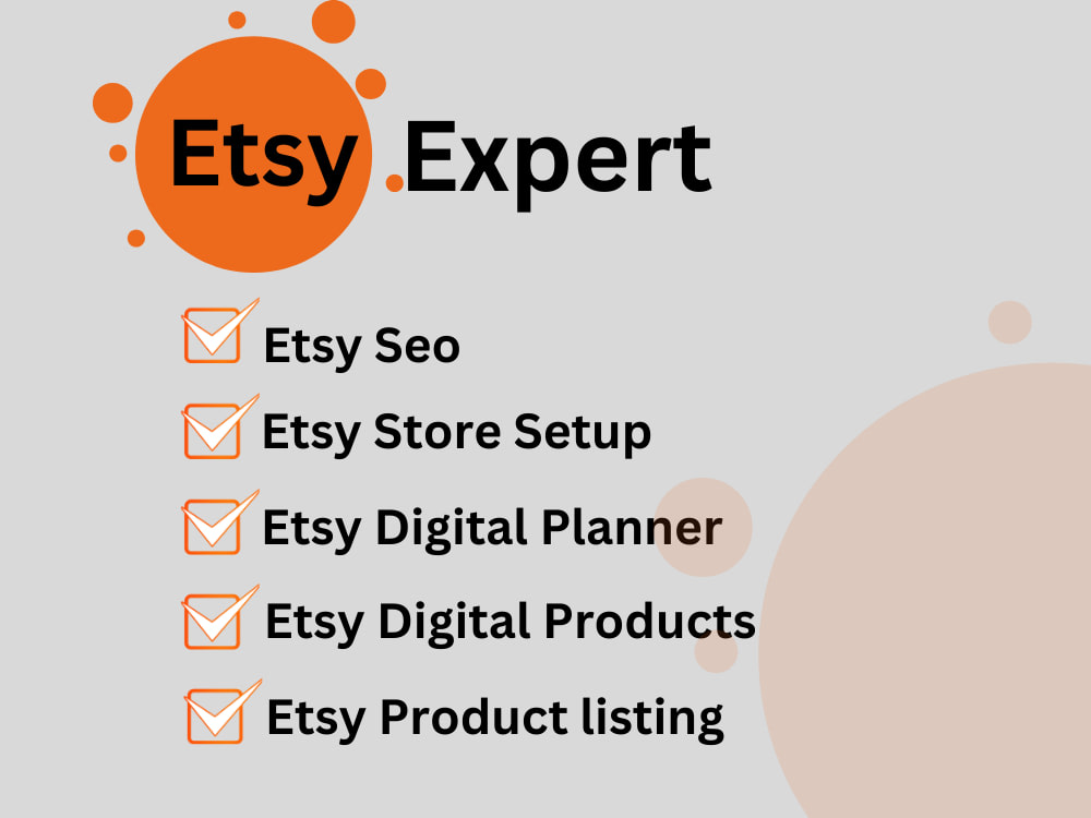 Etsy Shop Setup Service | Branding, SEO, Banner Design, Product Listings in Manama