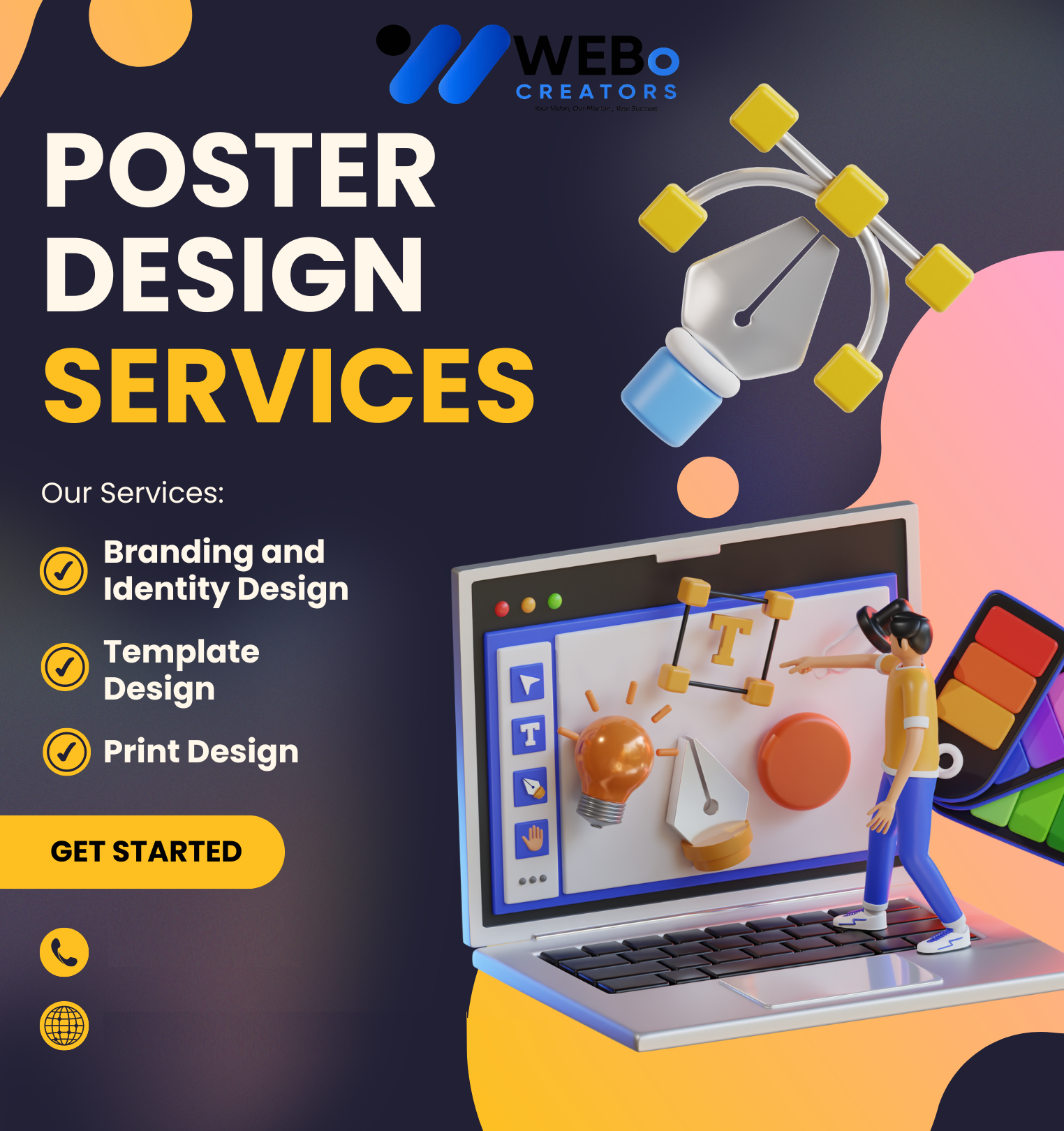 Best Print Design Services in Manama Flyers Brochures Posters